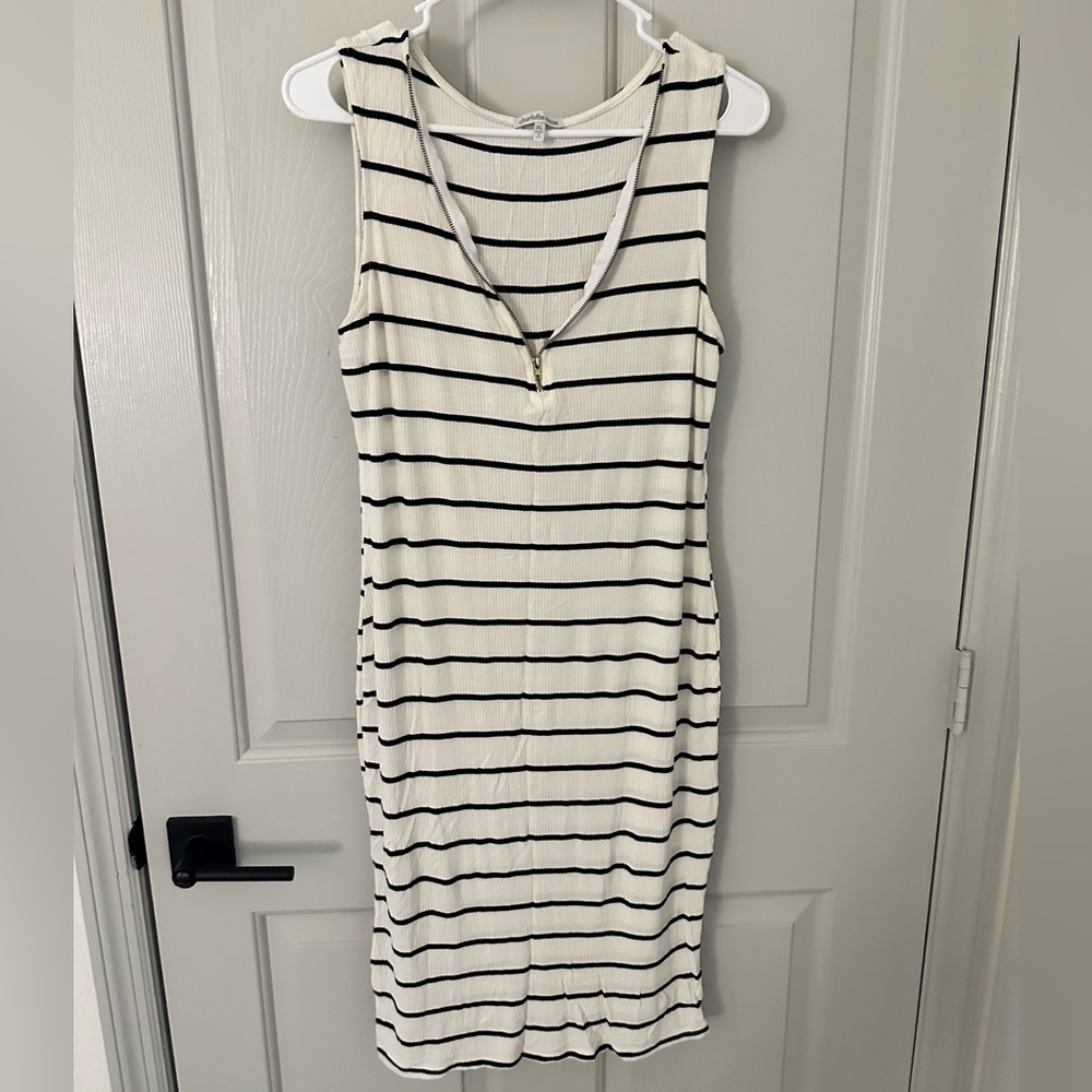 Charlotte Russe Stripe Knee Length Dress